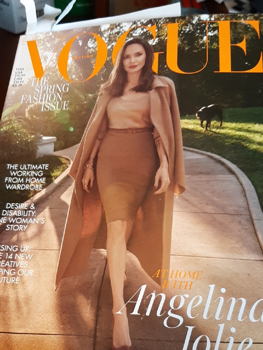 Vogue British March 2021 Angelina JOLIE KATE MOSS